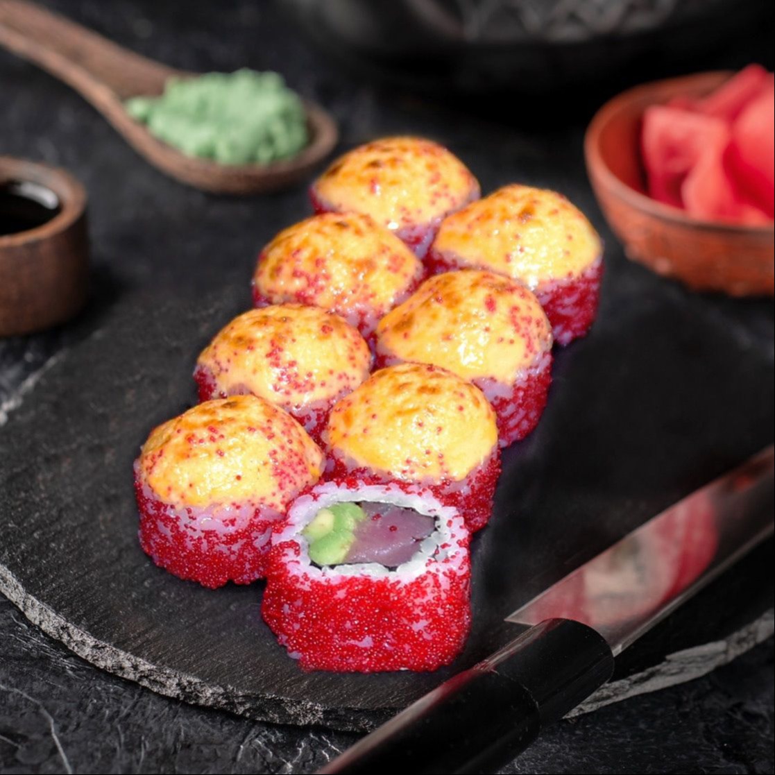 Baked California roll 8 ədəd