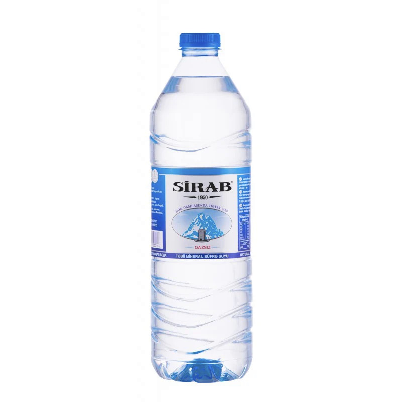 Sirab qazsız su 0.5 L