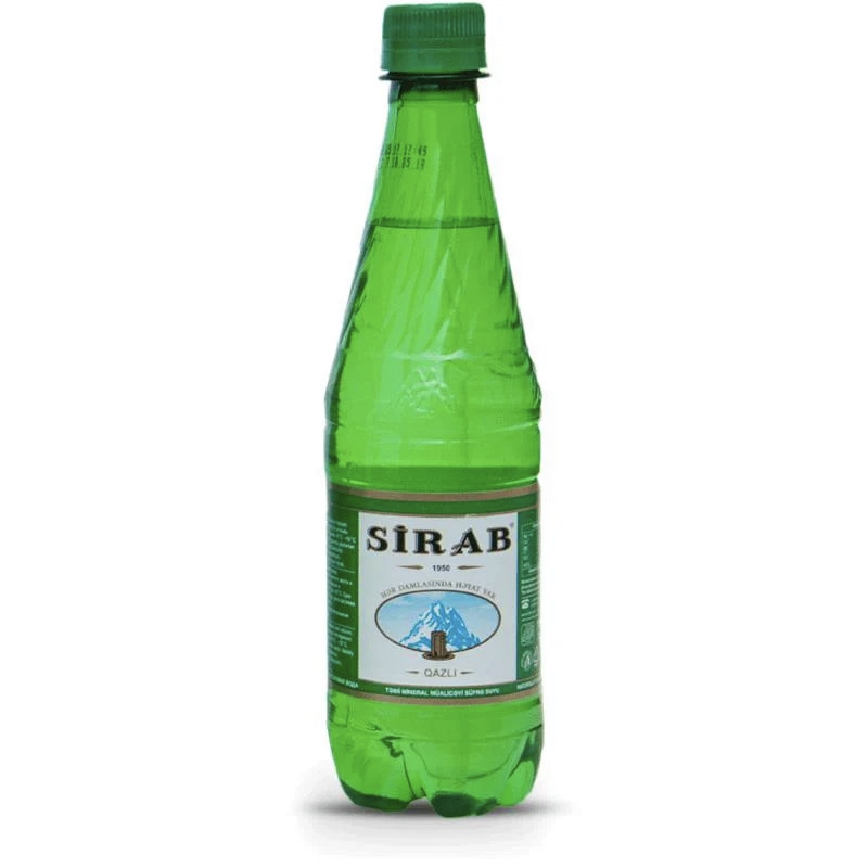 Sirab qazlı su 0.5 L